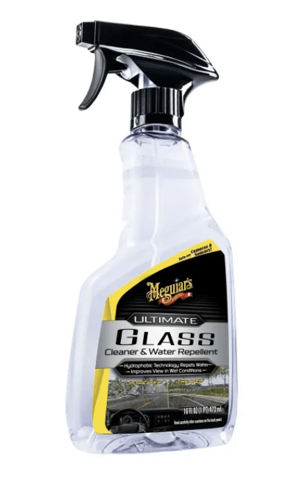 Meguiars Ultimate Glass Cleaner & Water Repellant 473ml Płyn do Mycia Szyb z Niewidzialną Wycieraczką