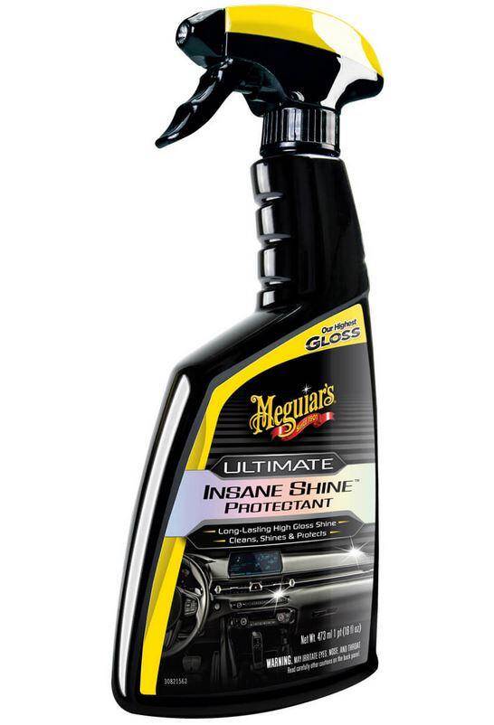 Meguiars Ultimate Insane Shine Protectant 473ml Preparat do Pielęgnacji Kokpitu i Tworzyw Wysoki Połysk