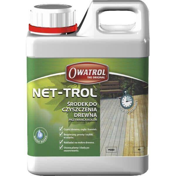 OWATROL Net-Trol 1l Żel Oczyszczający i Odszarzający Drewno