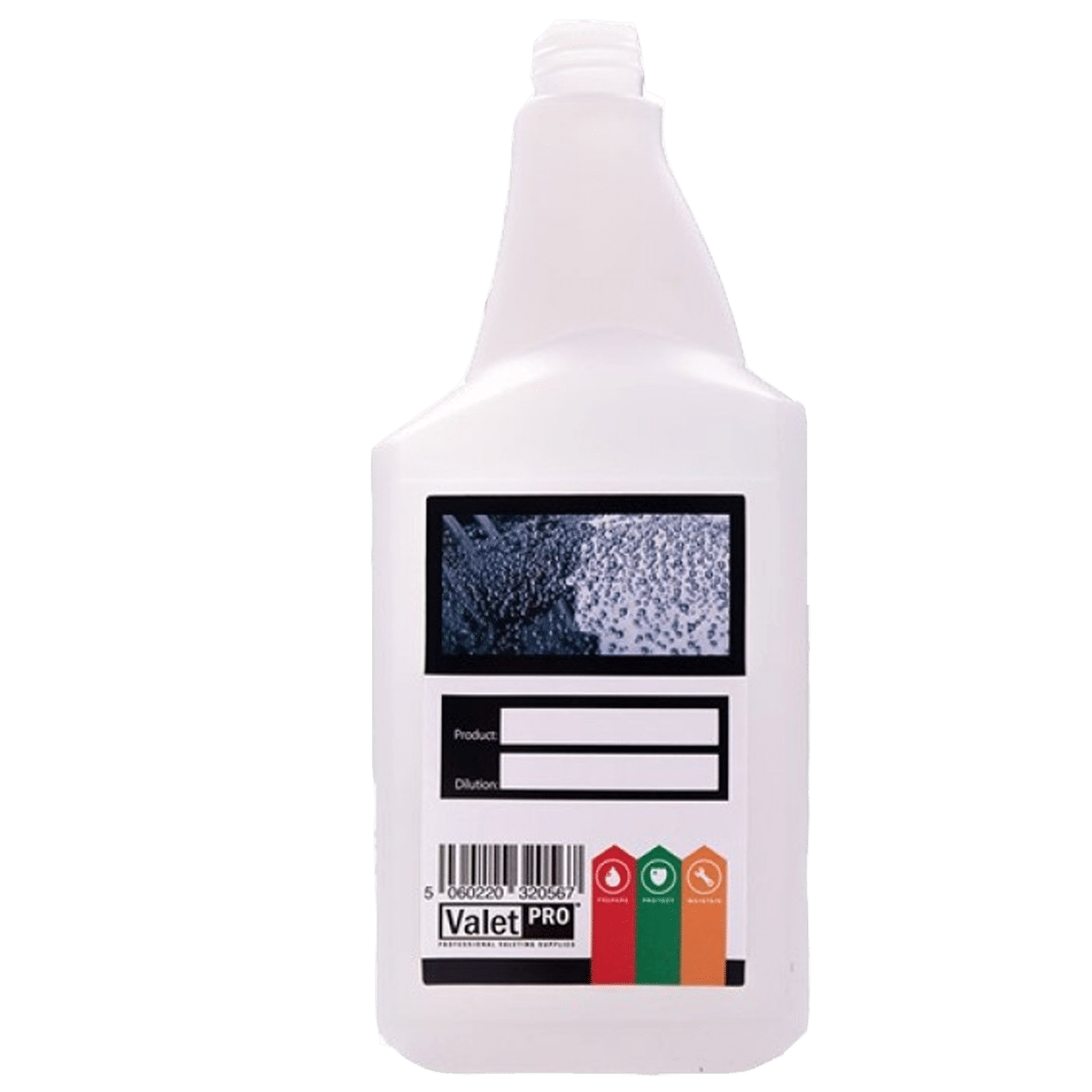 ValetPRO VP Generic 1l Spray Bottles Pusta Butelka z Etykietą