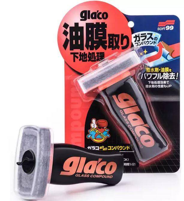 SOFT99 Ultra Glaco 70ml + Glaco Glass Compound RollOn 100ml Zestaw (Zdjęcie 5)