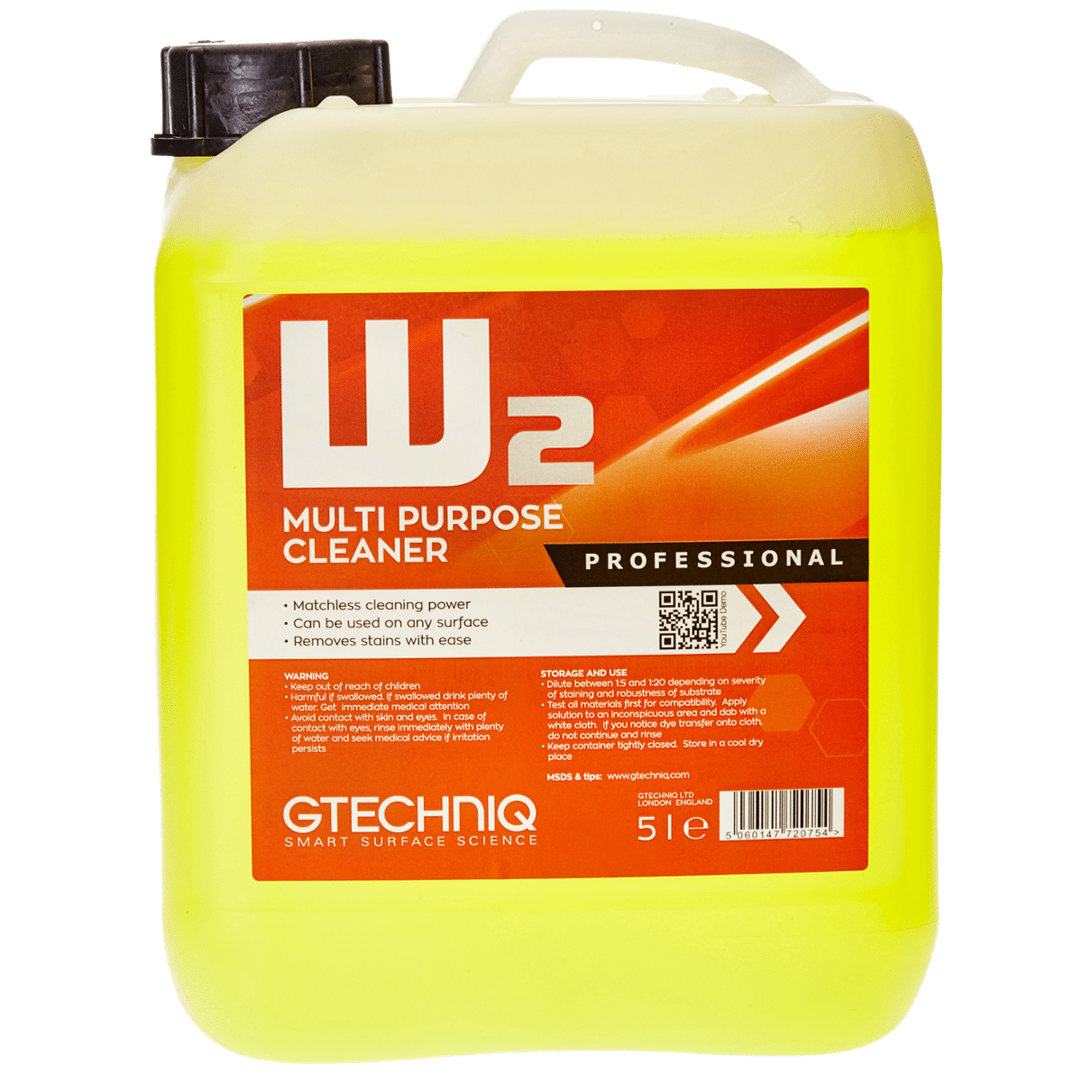 GTECHNIQ W2 Universal Cleaner Concentrate 5l Uniwersalny Koncentrat Czyszczący