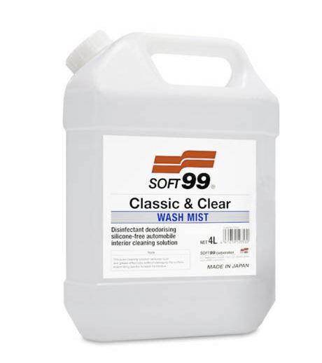 SOFT99 Wash Mist 4l Preparat do Czyszczenia Wnętrza Samochodu