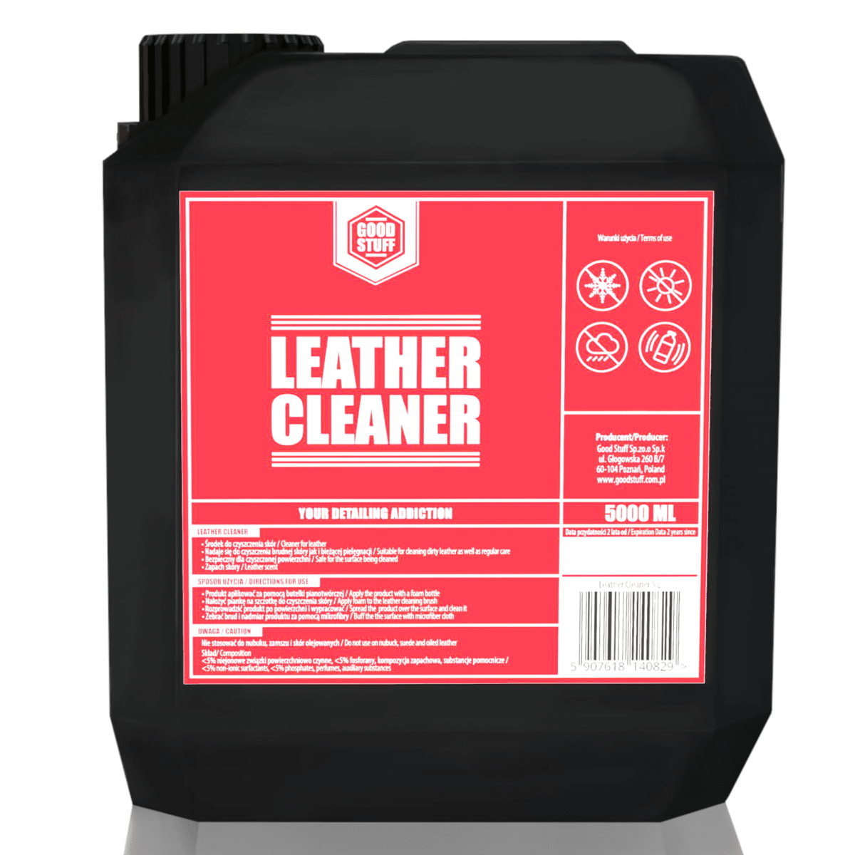 GOOD STUFF Leather Cleaner 5l Preparat do Czyszczenia Skóry