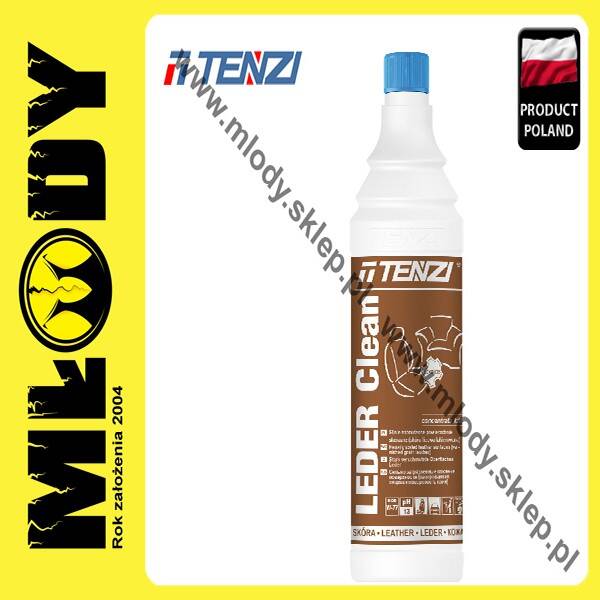 TENZI Leder Clean K 0,6l Koncentrat do Mycia Skórzanej Tapicerki i Mebli Skórzanych