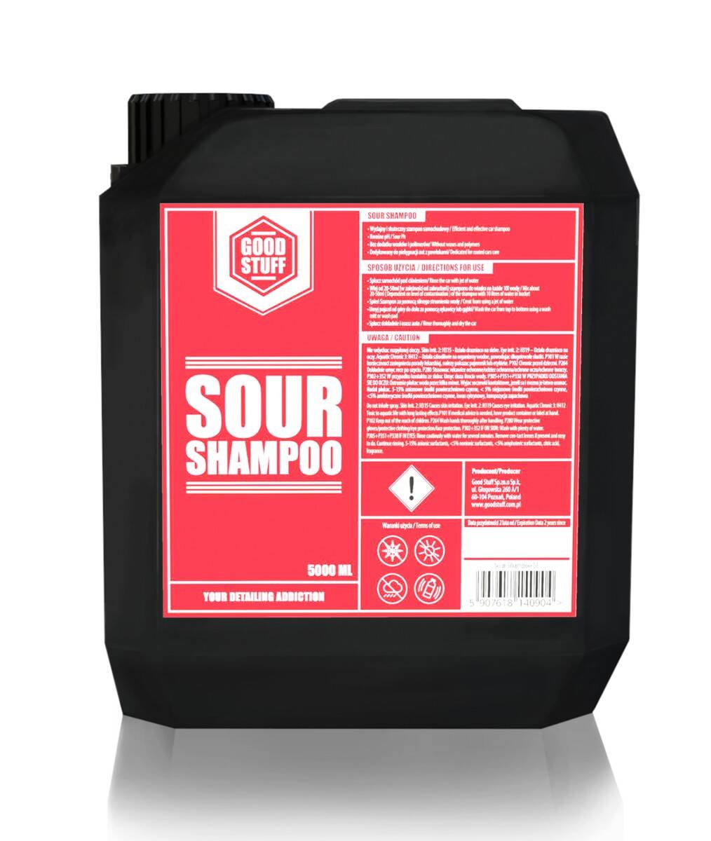 GOOD STUFF Sour Shampoo 5l Kwaśny Szampon pH 3,5 w Koncentracie