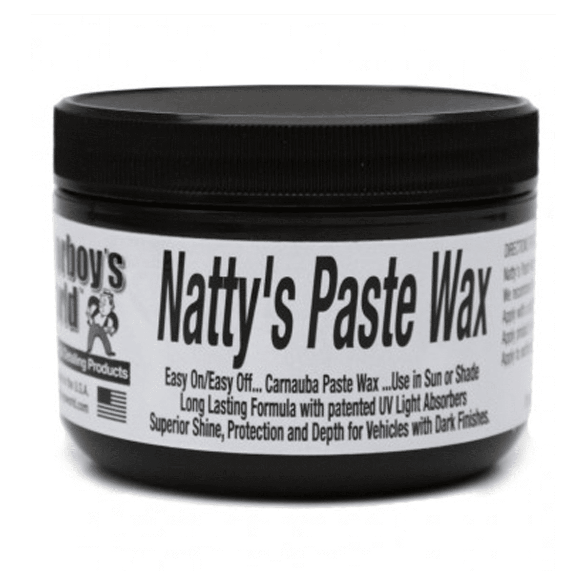 POORBOY'S WORLD Natty's Paste Wax Black 235g Wosk do Ciemnych Lakierów