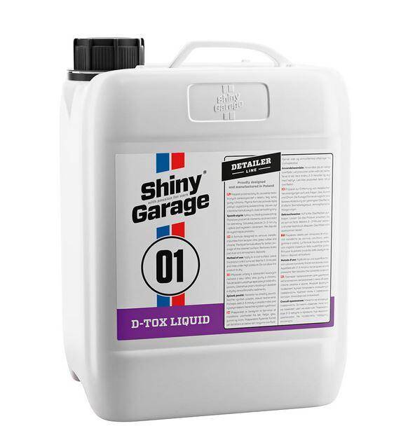SHINY GARAGE D-Tox Liquid 5l Płynny Deironizer