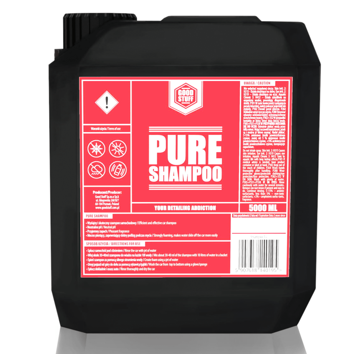 GOOD STUFF Pure Shampoo 5l Szampon Samochodowy o Neutralnym pH