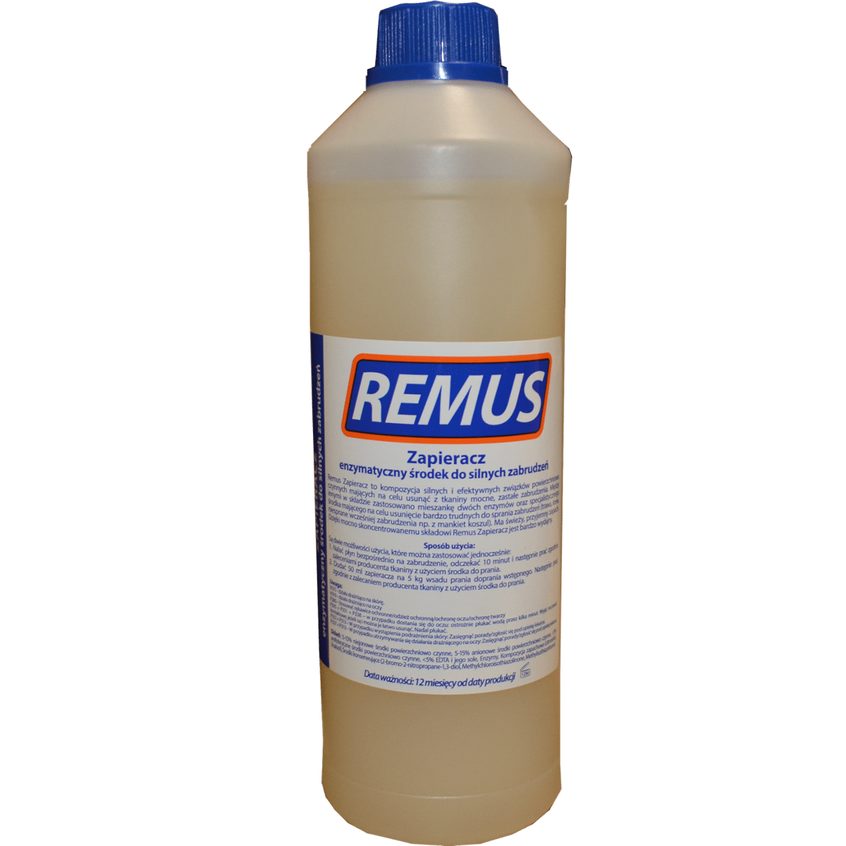 WIROMIX Remus Płyn Zapierający 1l Enzymatyczny Środek do Silnych Zabrudzeń