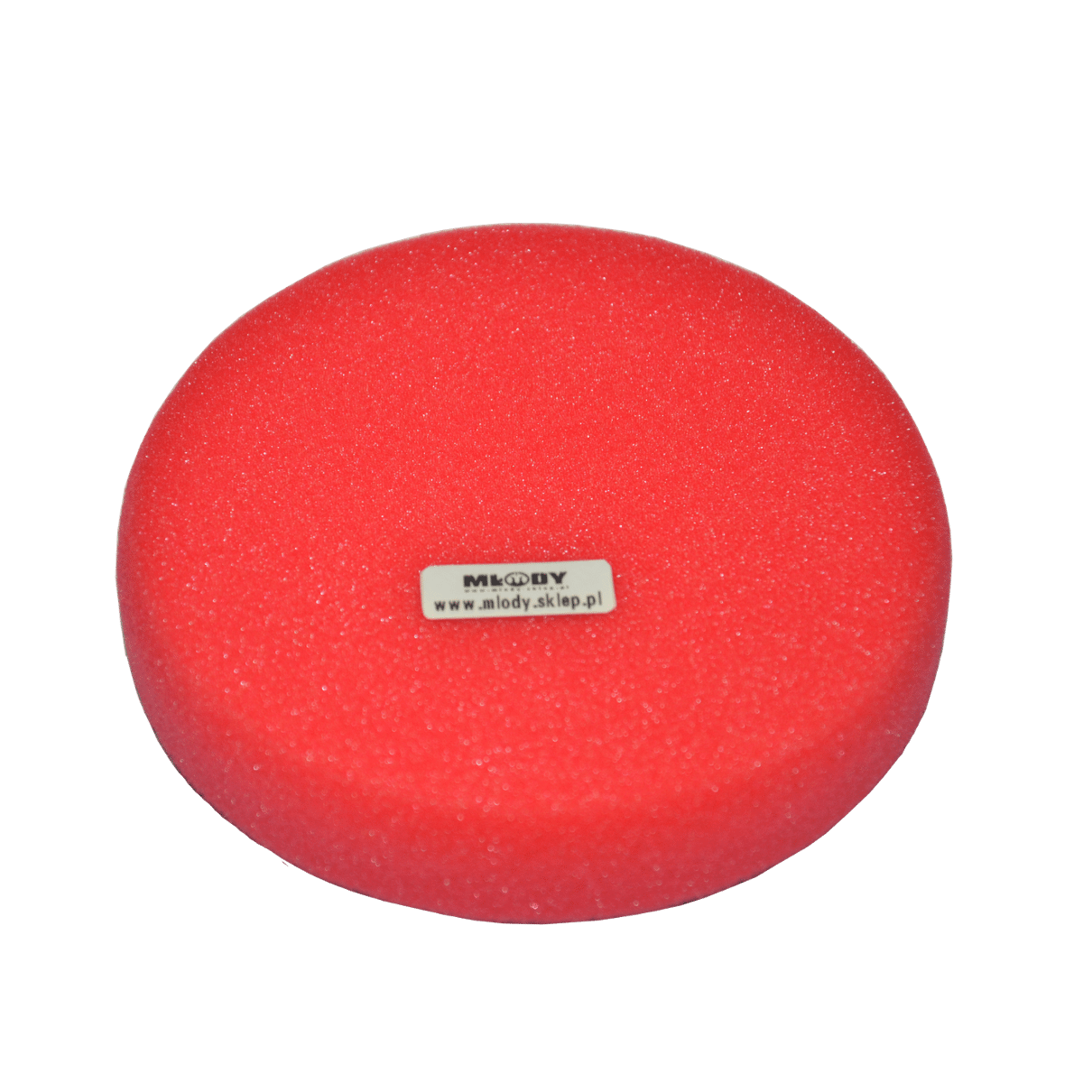 NAT Gąbka Polerska Gładka 135x25mm Czerwona na Rzep
