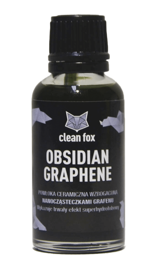 CLEAN FOX Obsidian Graphene 30ml Powłoka Ceramiczna Wzbogacona Nanocząsteczkami Grafenu