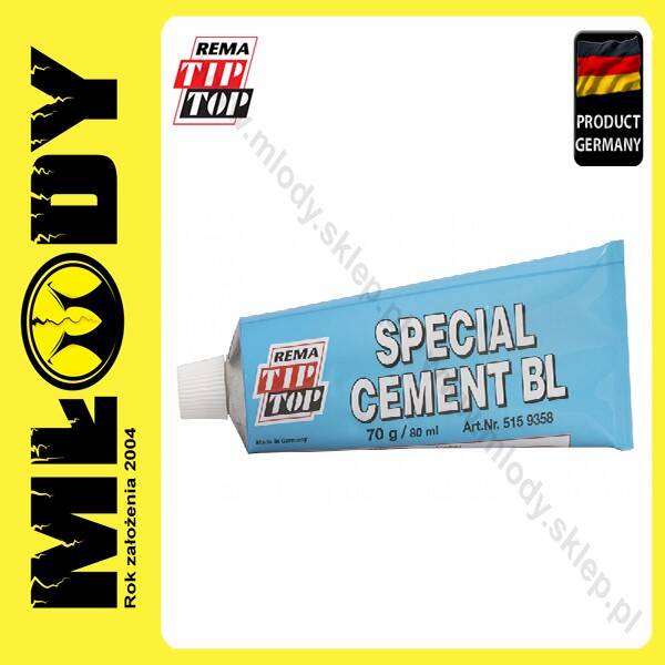 REMA TIP TOP BL Special Cement CKW Frei 70g Przyspieszacz Wulkanizacji Stosowany Podczas Naprawy Opon