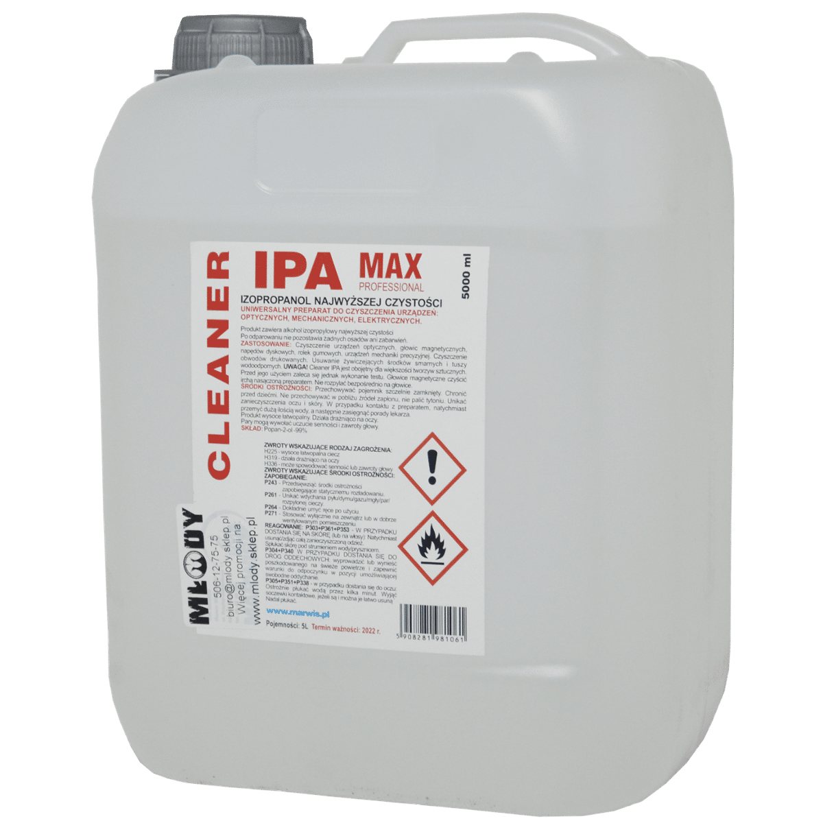 MARWIS IPA 99% Max Professional 5l Alkohol Izopropylowy