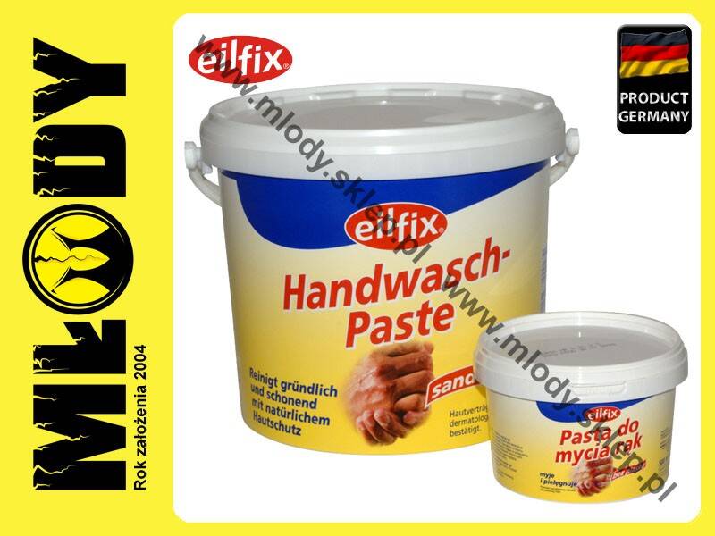 EILFIX Handwasch Paste 30l Pasta Wiórowa bez Piasku do Mycia Silnie Zabrudzonych Rąk (Zdjęcie 2)