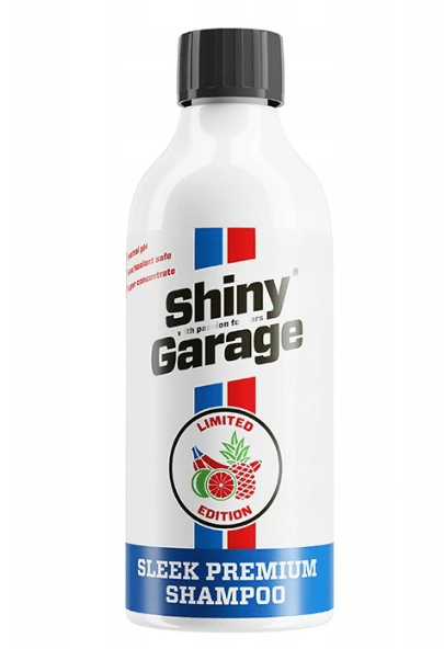 SHINY GARAGE Sleek Premium Shampoo Tuttifrutti 500ml Szampon Samochodowy o Zapachu Owoców Egzotycznych