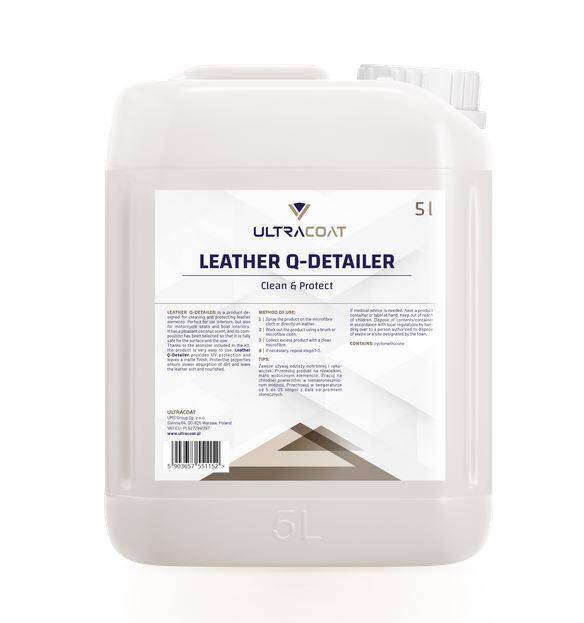ULTRACOAT Leather Q-Detailer 5l Preparat do Czyszczenia i Zabezpieczania Skór (Zdjęcie 1)