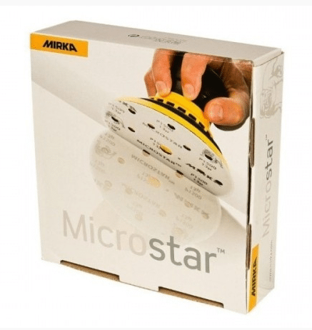 MIRKA Microstar 77mm na Rzep Papier Ścierny Krążek Granulacja 1500