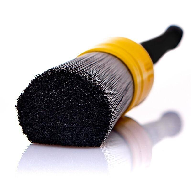 WORK STUFF Detailing Brush Black Stiff 40mm Pędzelek Detailngowy do Mycia Felg Komory Silnika oraz Wnęk Drzwi (Zdjęcie 3)