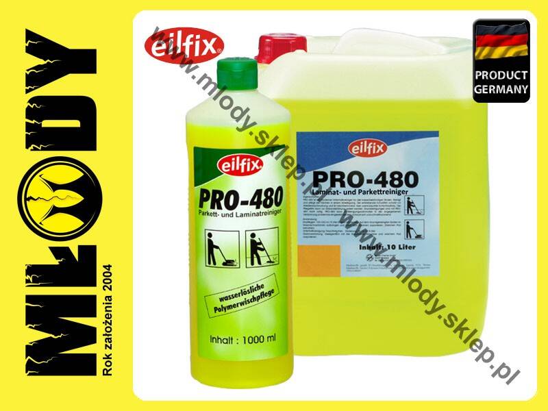 EILFIX Pro 480 5l Preparat Myjąco Pielęgnujący na Bazie Rozpuszczalnych w Wodzie Polimerów (Zdjęcie 2)