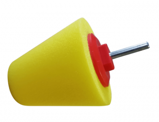 HONEY COMBINATION Cone Mini Stożek Polerski Żółty 50x30mm Trzpień