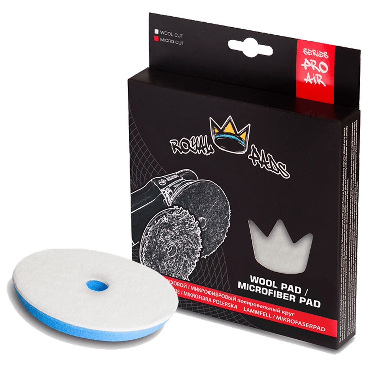ROYAL PADS Air Micro Cut 80mm Pad Mikrofibrowy Tnący