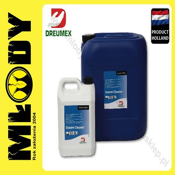 DREUMEX Steam Cleaner 30l Produkt do Usuwania Cieżkich Zabrudzeń przy Pomocy Urządzeń Ciśnieniowych