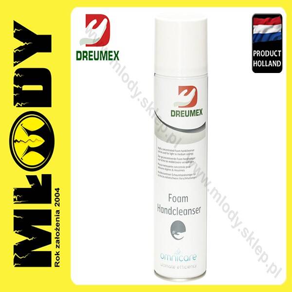 DREUMEX Omnicare Foam Hand Cleanser 0,4l Skoncentrowany Silny Środek do Mycia Rąk w Pianie