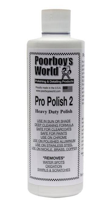 POORBOY'S WORLD Pro Polish 2 473ml Cleaner z Cząsteczkami Ściernymi