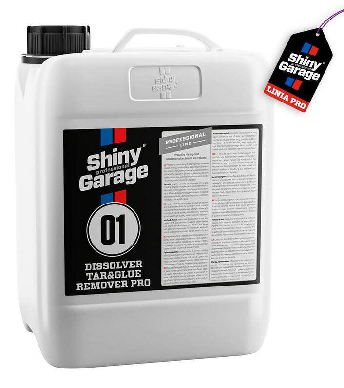 SHINY GARAGE Dissolver Tar&Glue Remover Pro 5l Preparat do Usuwania Smoły i Kleju