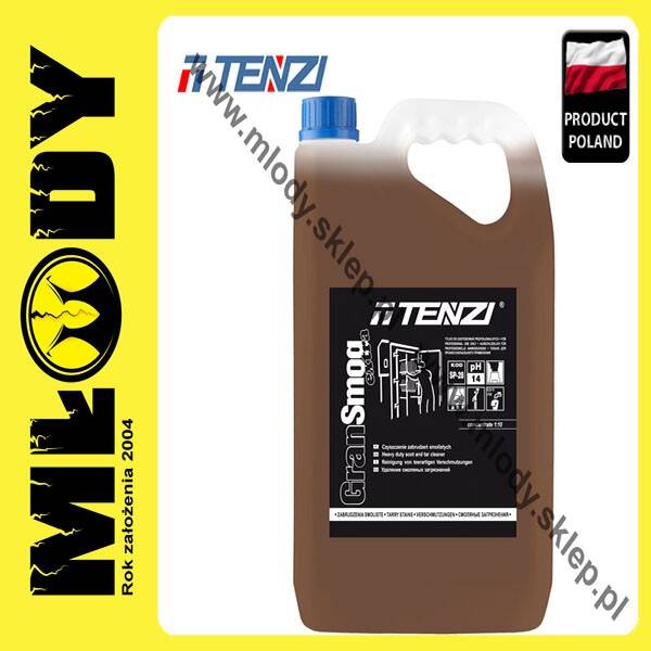 TENZI Gran Smog Extra 5l Preparat do Czyszczena Komór Wędzarniczych Grilli Piekarników