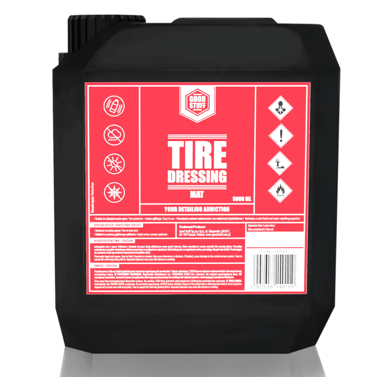 GOOD STUFF Tire Dressing Mat 5l Dressing do Opon z Efektem Matu