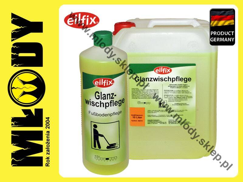 EILFIX Glanzwischpflege 1l Uniwersalny Preparat Myjąco Pielęgnujący na Bazie Rozpuszczalnych w Wodzie Polimerów (Zdjęcie 2)