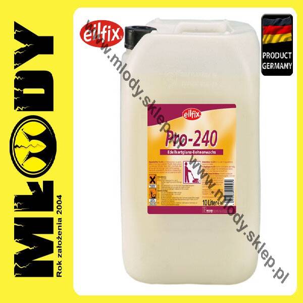 EILFIX Pro 240 10l Twardy Wosk do Podłóg Drewnianych