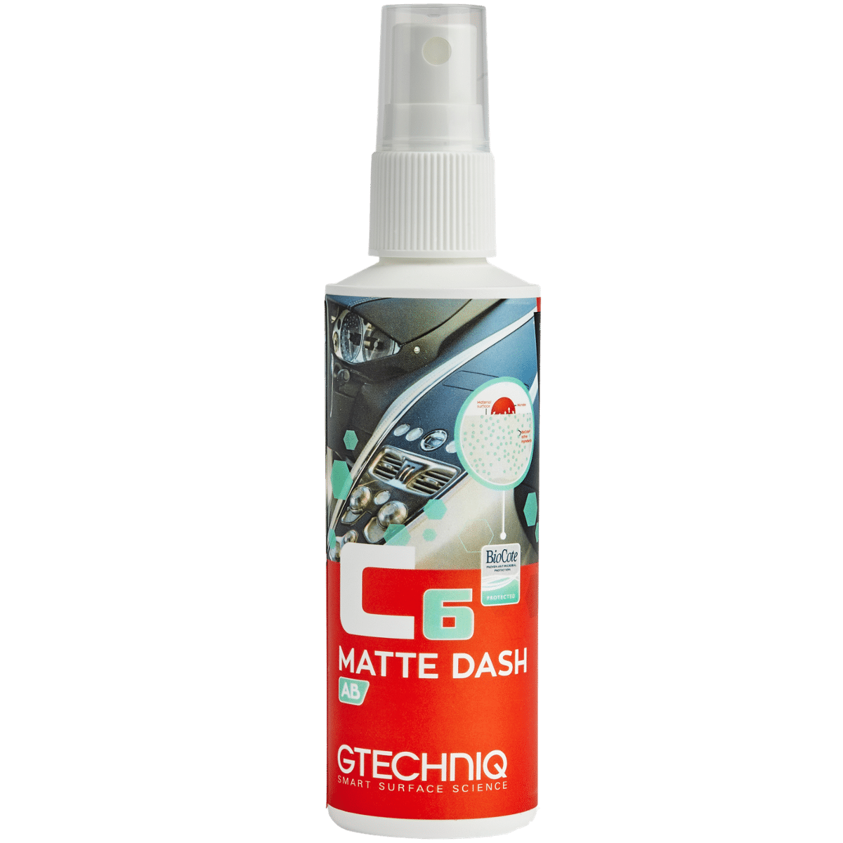 GTECHNIQ C6 Matte Dash AB 100ml Zabezpieczenie Tworzyw Sztucznych we Wnętrzu