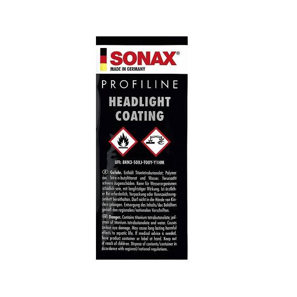 SONAX Profiline Headlight Proection 5ml Powłoka do Plastikowych Reflektorów 1 Saszetka