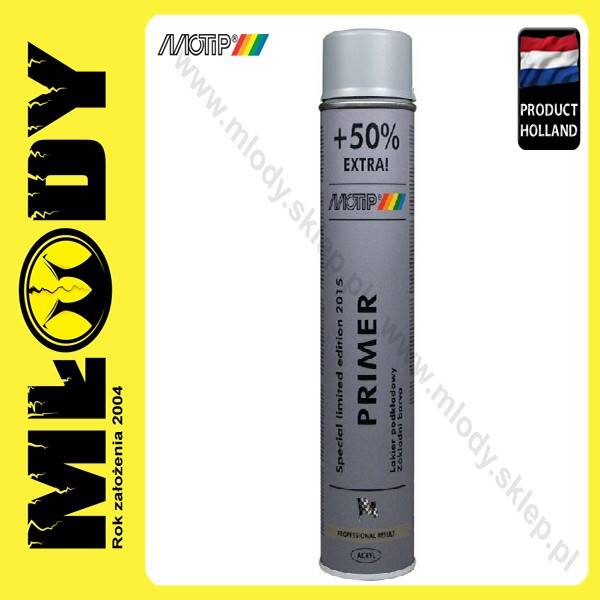 MOTIP Lakier Rallye Szary Podkład 600ml