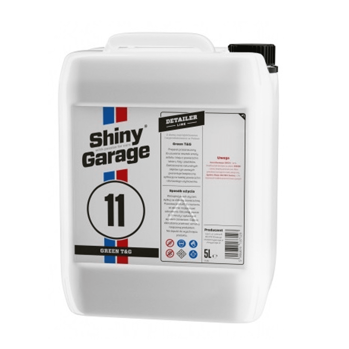 SHINY GARAGE Green Tar&Glue 5l Preparat do Czyszczenia Plam po Smole i Kleju