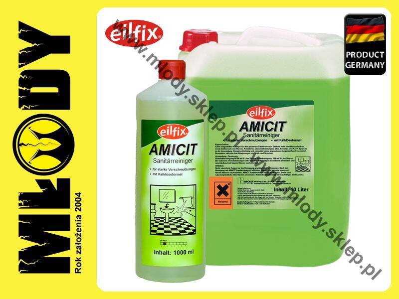 EILFIX Amicit 5l Płyn do Czyszczenia Silnych Zabrudzeń w Łazienkach i Sanitariatach (Zdjęcie 2)