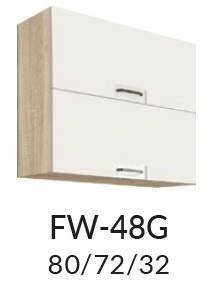 FW-48G WHITE górna 2x klapa 