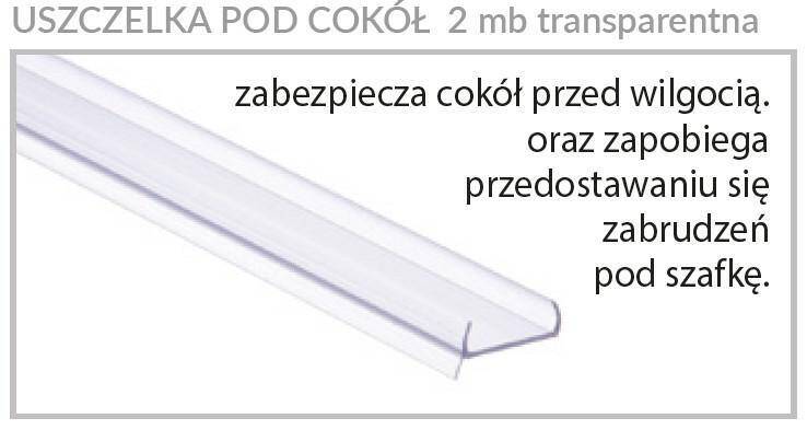 USZCZELKA POD COKÓŁ 3 mb (transparentna)
