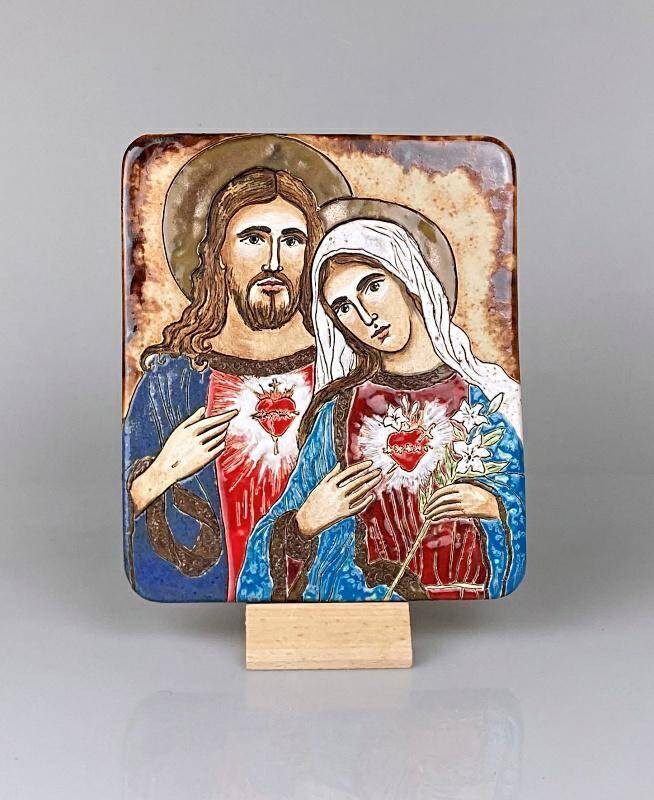 Ikona ceramiczna Serce Chrystusa