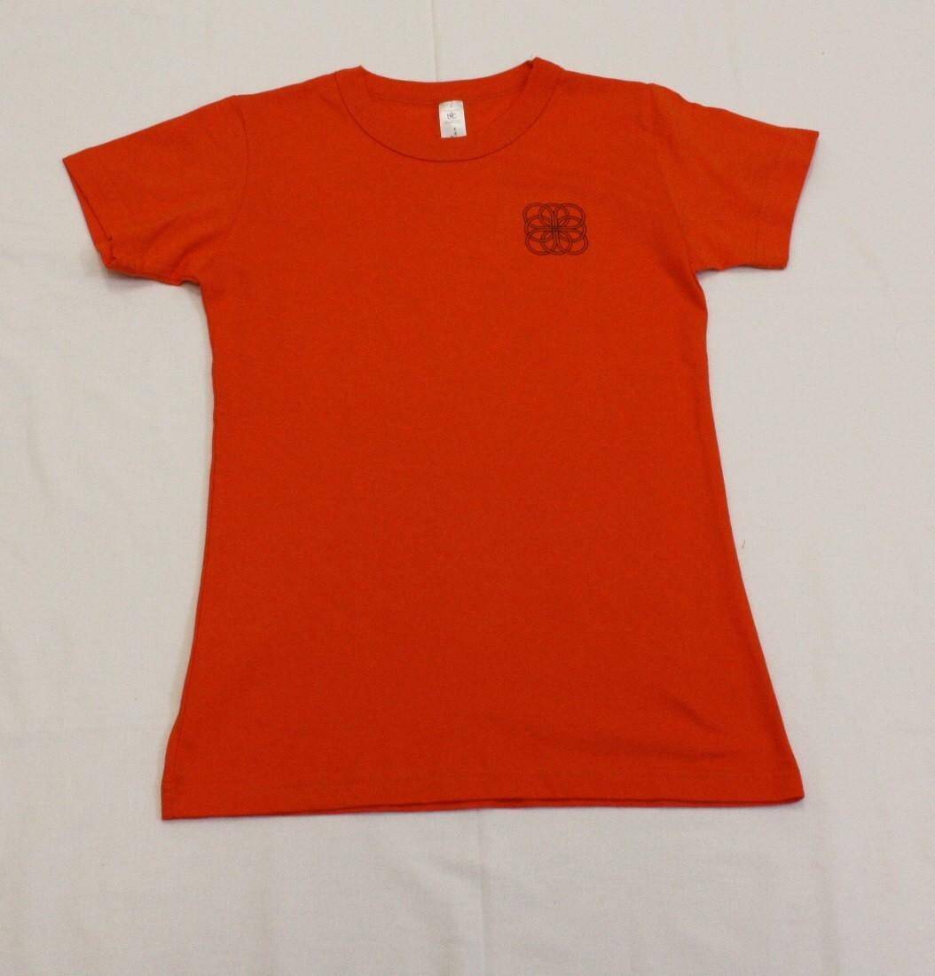 T-shirt damski Margerytka pomarańczowy (Zdjęcie 1)