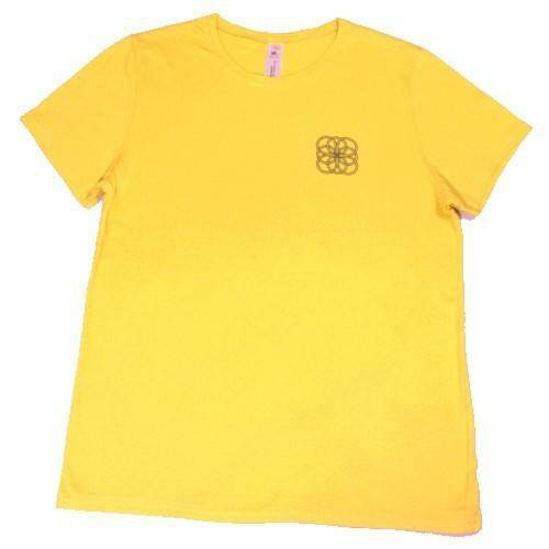 T-shirt damski Margerytka żółty S
