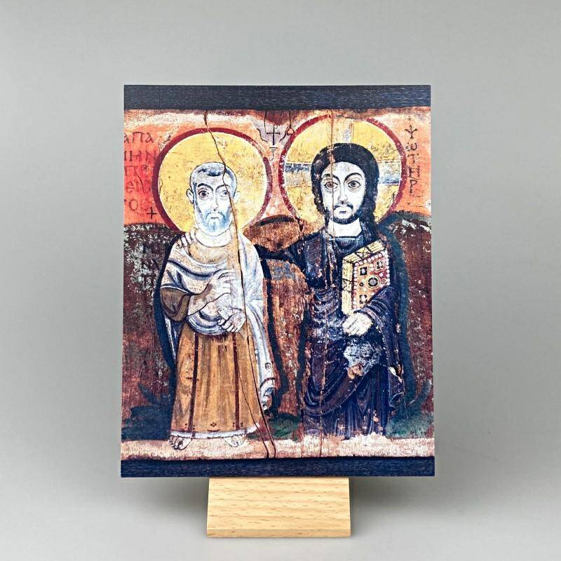 Ikona Chrystus i św Menas (Zdjęcie 1)