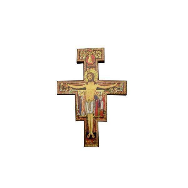 Ikona naklejana Krzyż San Damiano 39x28c