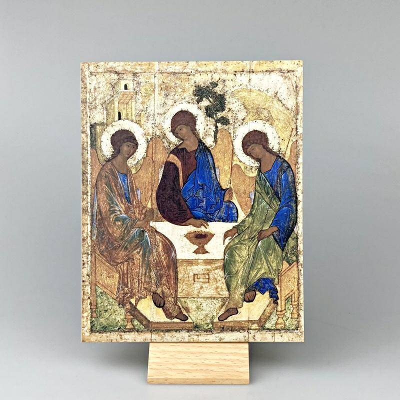 Ikona Trójcy Świętej. Rublow (Zdjęcie 1)