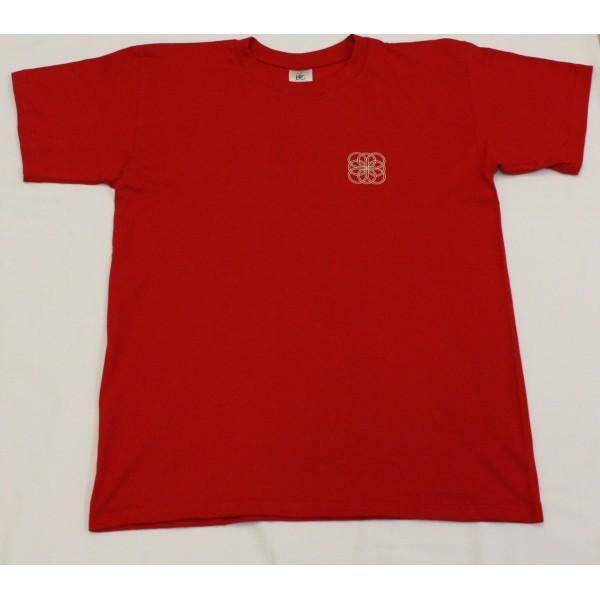 T-shirt męski Margerytka czerwony S (Zdjęcie 1)