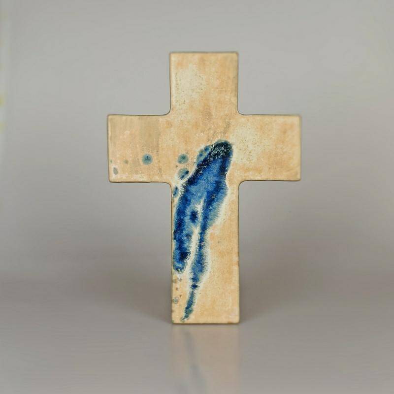 Krzyż ceramiczny Strumienie Wody Żywej
