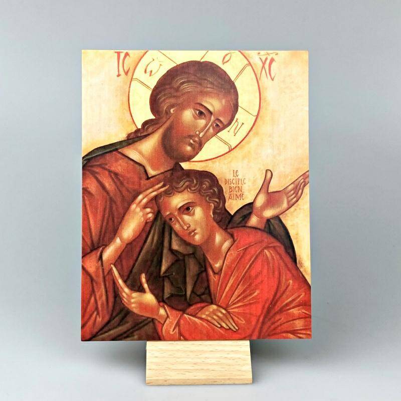 Ikona Chrystus ze św Janem Ewangelistą.